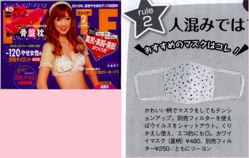 雑誌「FYTTE(フィッテ)2011年2月号(学研)」に掲載